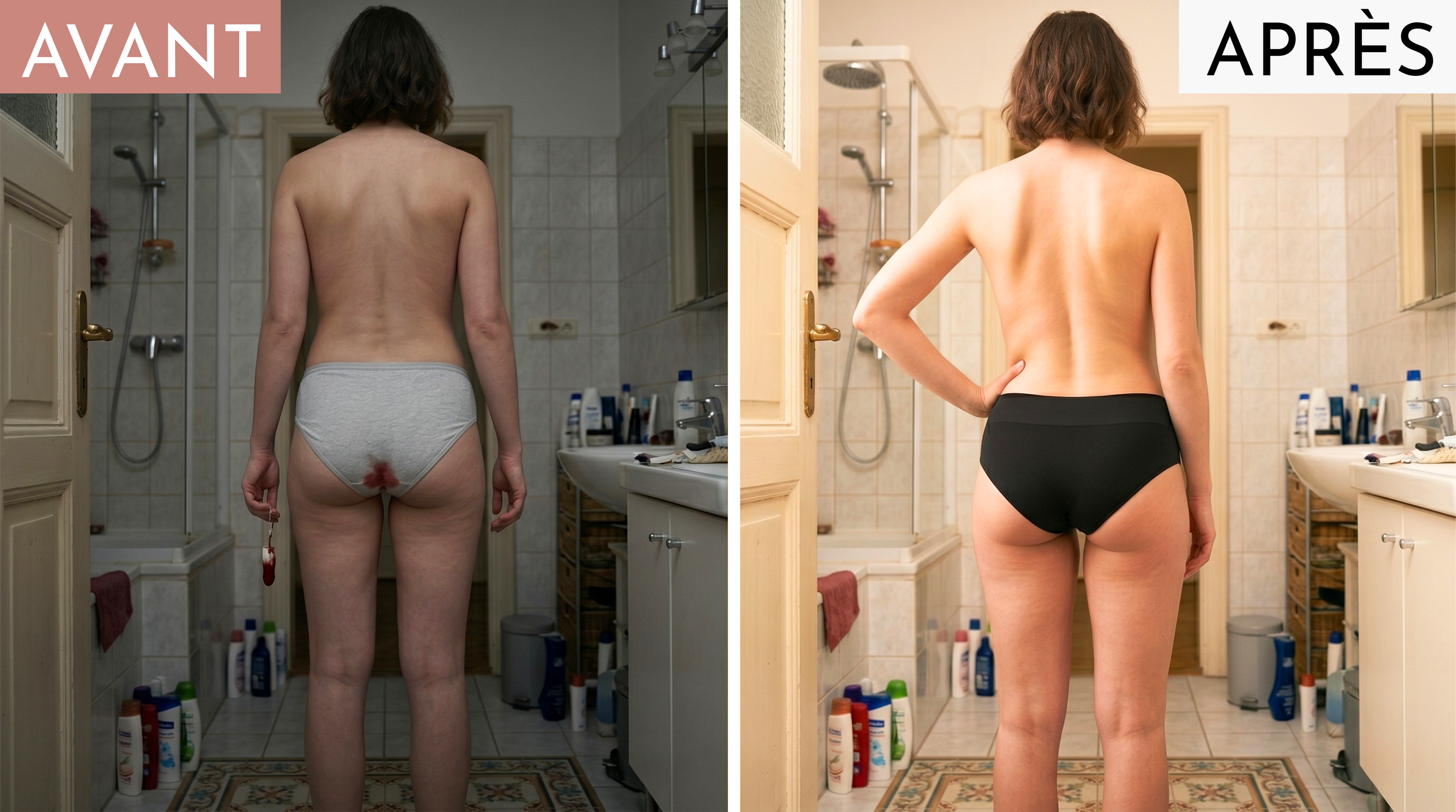 Les 4 couches de protection de la culotte menstruelle Unfloow