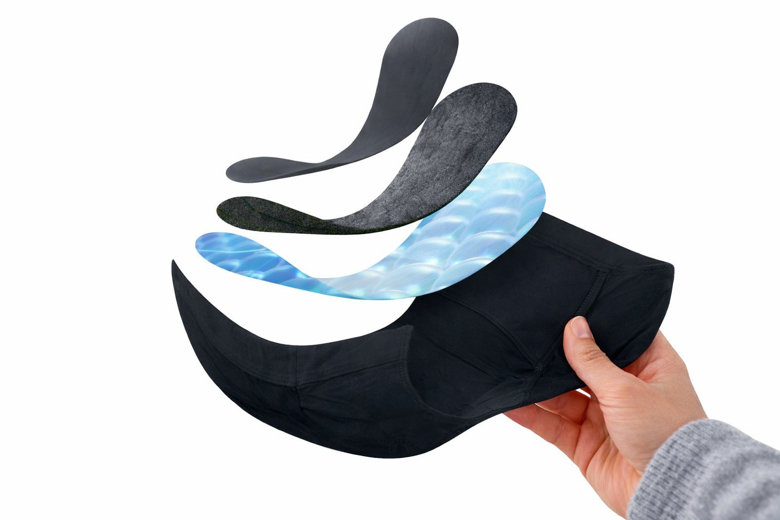 Les 4 couches de protection de la culotte menstruelle Unfloow